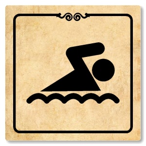 Bazén, 118x118mm, pergamen, Texas